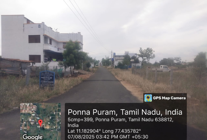 Land For Sale Ponna Puram Poosari Palayam Tirupur